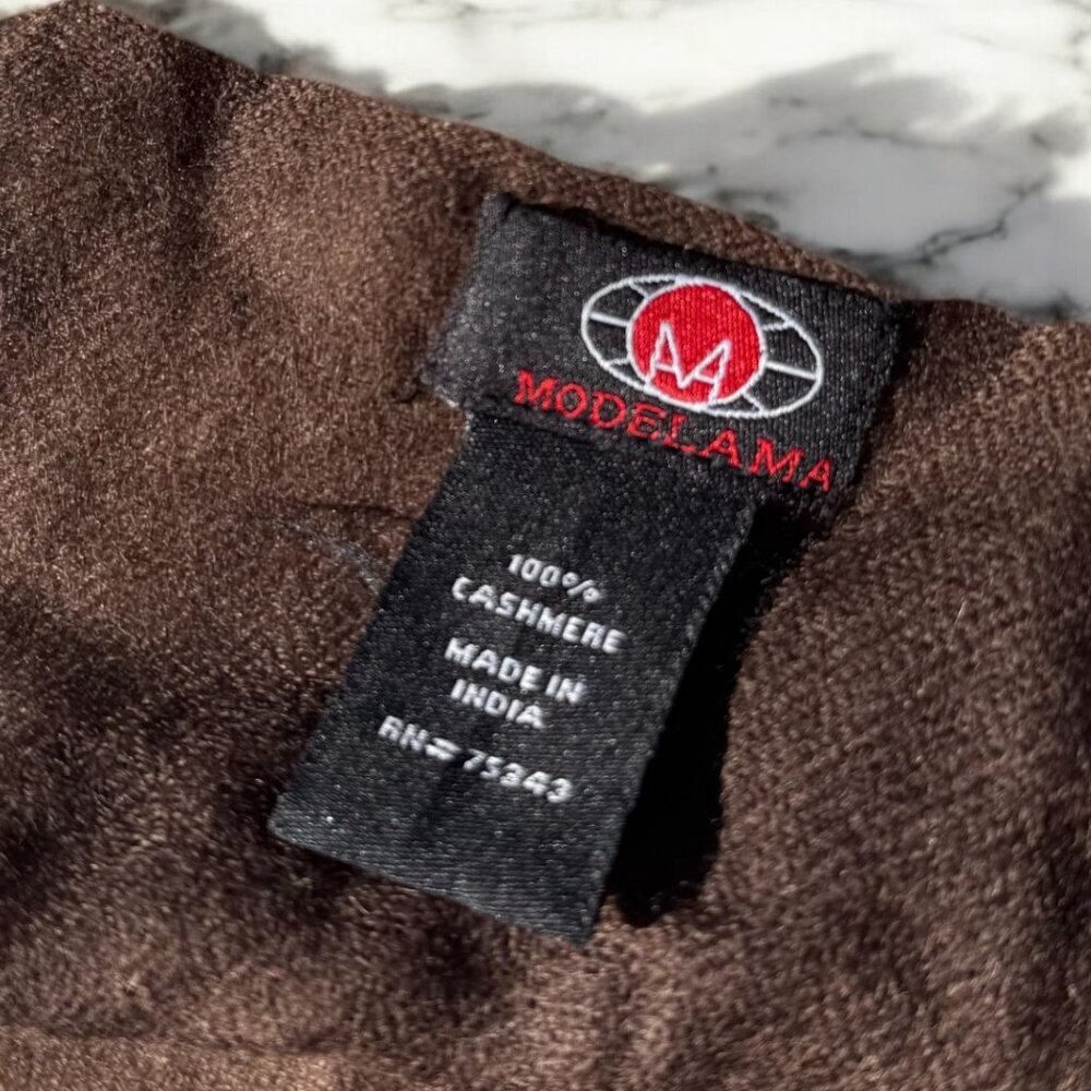 Vintage Modelama 100% Cashmere Rectangle Ombre Scarf - Picture 4 of 11